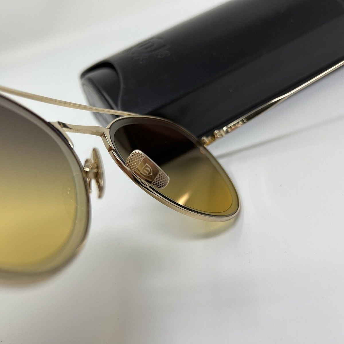 DITA AXIAL DTS502-57-04 GLD-AMB GOLD GRADIENT SUNGLASSES 57 