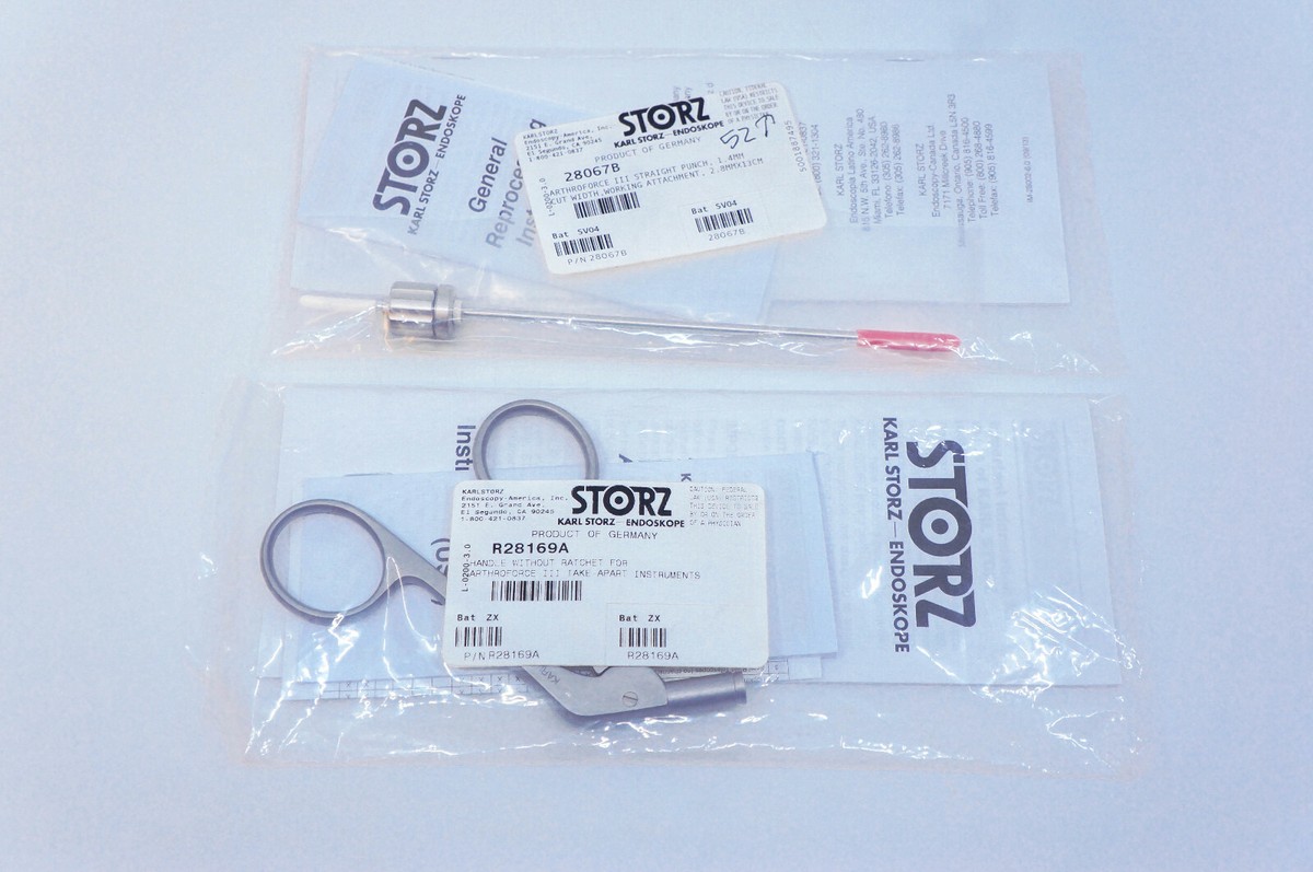 バッグ Karl Storz 28067B Athroforce III Straight Punch 1.4mm Curved +