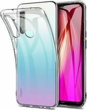 COVER CUSTODIA PER XIAOMI REDMI NOTE 8 TRASPARENTE TPU MORBIDA ULTRASLIM