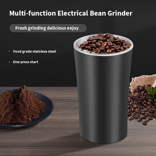 Electric 300W Coffee Bean Grinder Nut Seed Herb Grind Spice Crusher Mill Blender - Picture 4 of 12