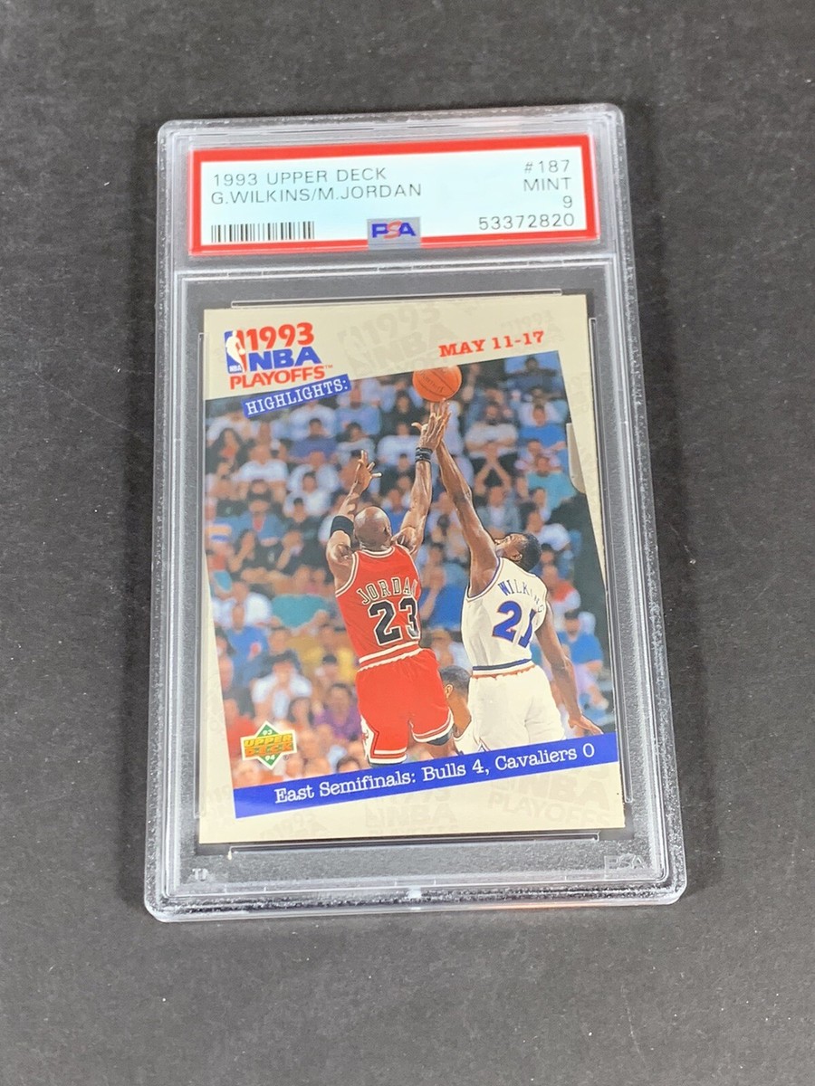 マイケルジョーダン 1993 Upper Deck PSA 9 Amazon.com: 1993-94 Upper Deck #204 Michael Jordan PSA 9