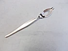 SOLID STERLING SILVER CONTOUR IDEAL OLIVE SERVER-UNIQUE 1950 TOWLE