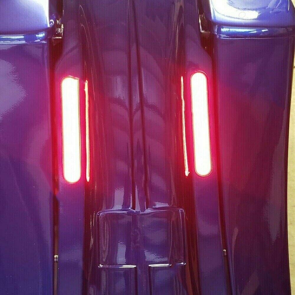 Astra Depot 3 In 1 LED Rear Fender Bagger Filler Panel Brake Turn - Foto 3