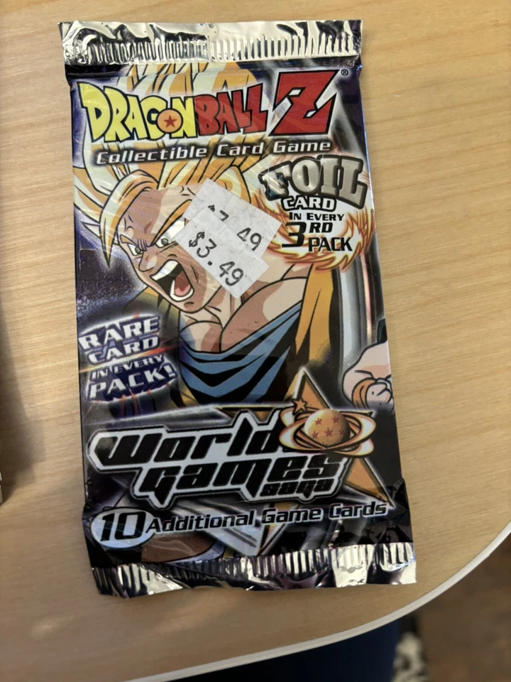 Dragon Ball Z Score CCG World Games Saga SEALED pack | (1 pack = $25) - Image 2 of 4