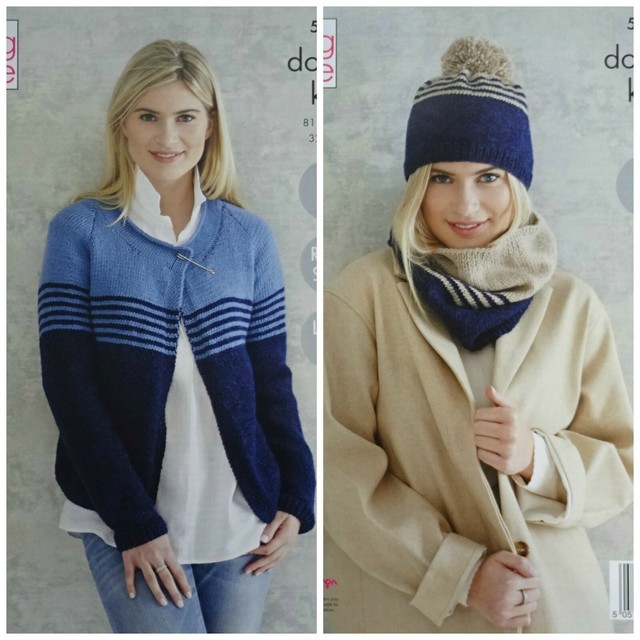 ladies striped cardigan