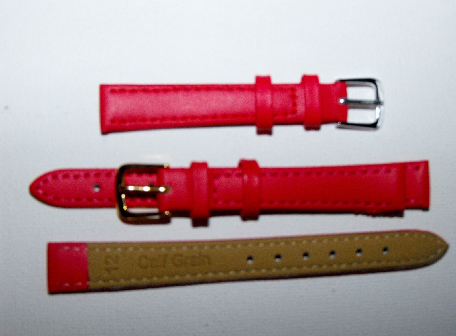12mm Ladies Watch Straps Choice of Pastel Bright Colours Genuine