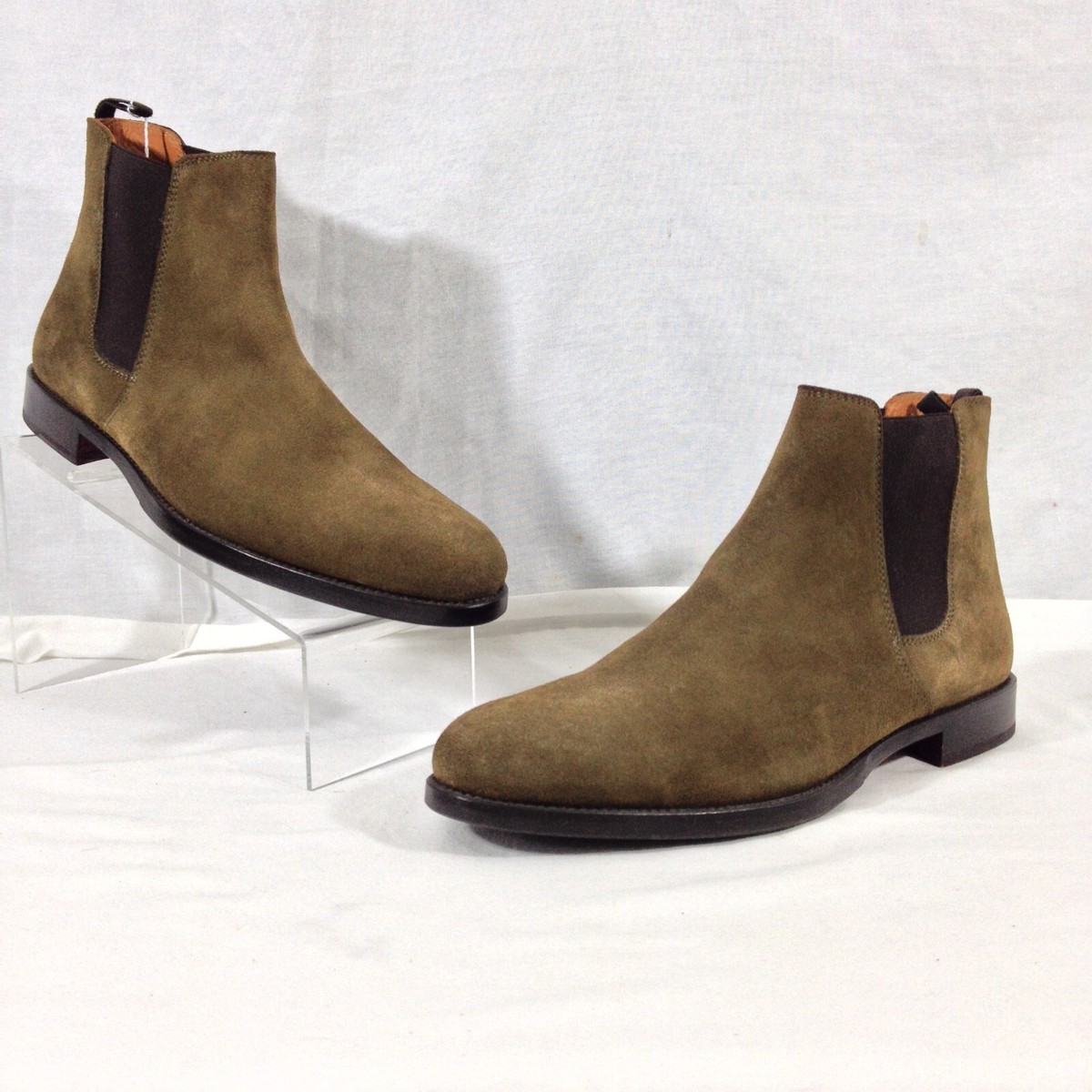 ORO Los Angeles The Chelsea Mens Beige Suede Made in Spain  display picture 1