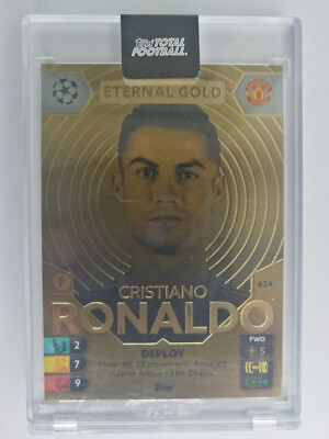 TOPPS TOTAL FOOTBALL  '' 1st Edition ''    1/100  CRISTIANO RONALDO ETERNAL GOLD 