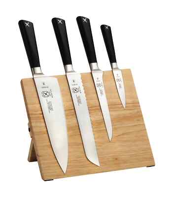 Mercer Culinary M21990 ZüM  5-Piece Knife Set w/ Rubberwood Magnetic Board