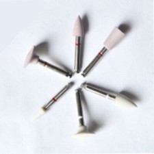 Dental Oral Polishers Grinder RA0206E Polishing Kit for Porcelain Teeth 6pcs/Set