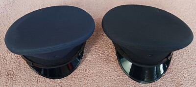 Air Force Style Round Top Cap, Open Cane w/Braid, Sentry Uniform Cap, #C1001-BC