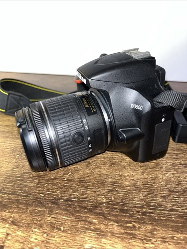 NIKON D3500 24.1MP Digital Single-Lens Reflex Camera Body -Near Mint- Tested - Afbeelding 9 van 11