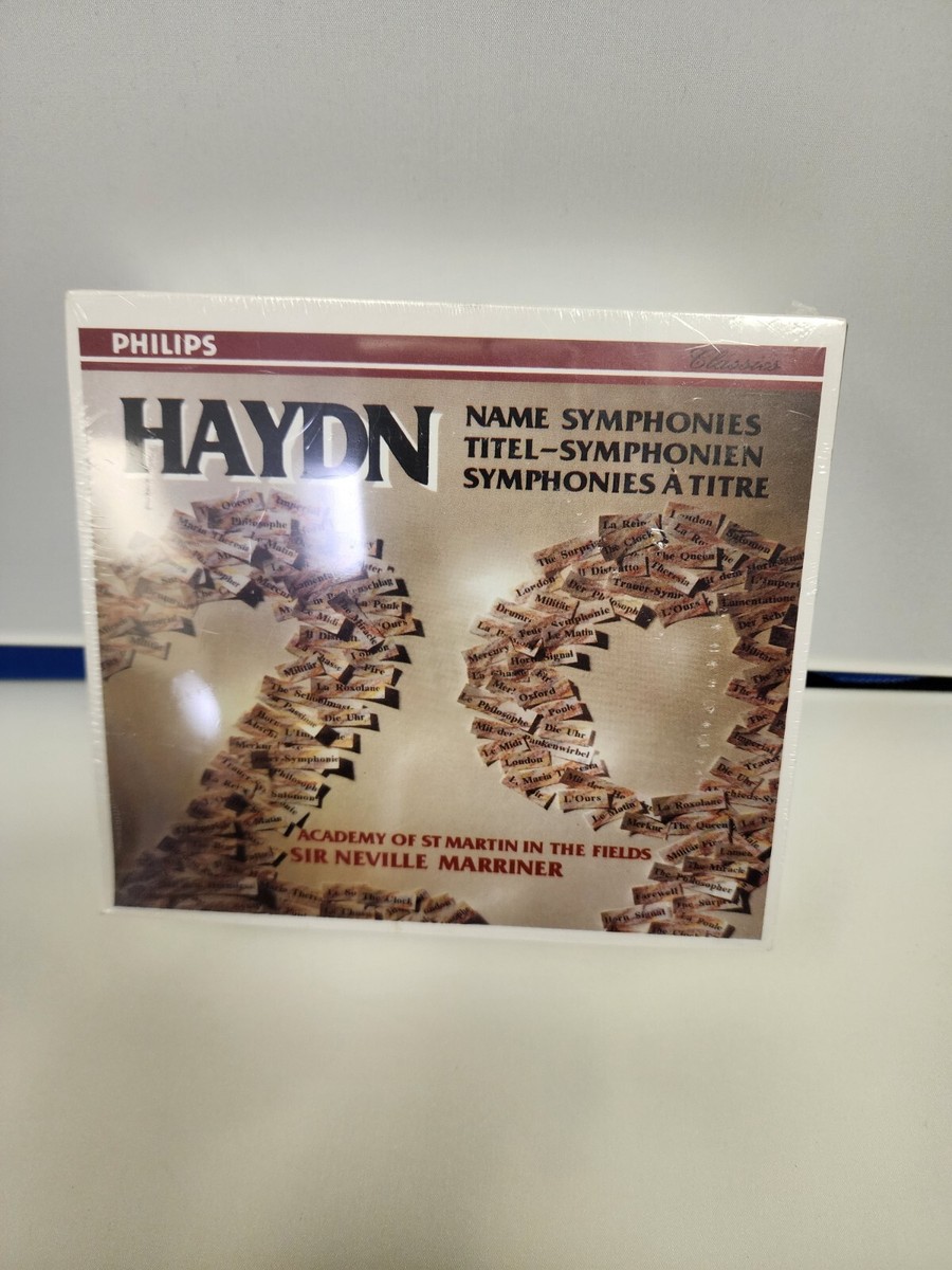 New Sealed Haydn Name Symphonies, Marriner [Philips, 10 CD