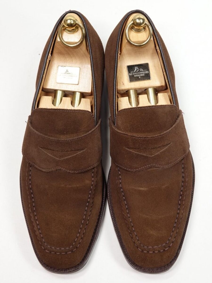 Church's Dark Brown Suede Church Loafers Size UK6.5 US7.5 Church's Dark Brown Suede Church Loafers Size UK6.5 US7.5