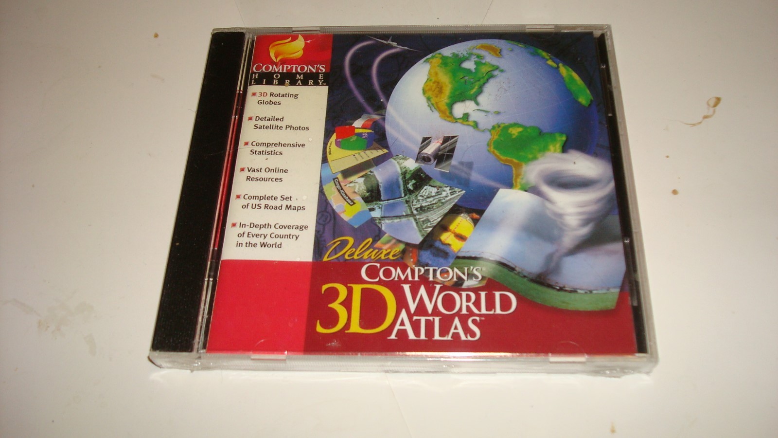 Deluxe Compton's 3D World Atlas CD-ROM Factory Sealed 1998 | eBay