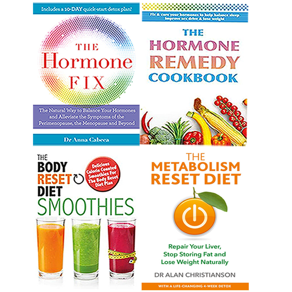 The Metabolism Reset Diet,Hormone Remedy Cookbook 4 Books Collection Set NEW