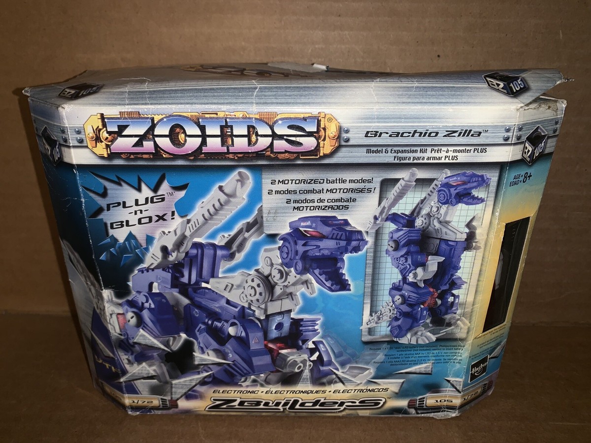 Vintage Hasbro Zoids Brachio Zilla Z Builders Toy New In Box | eBay