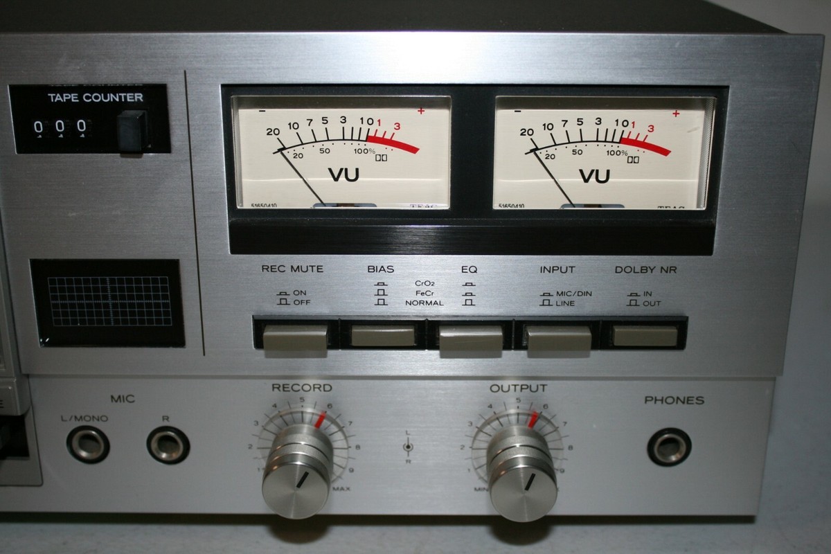 TEAC A-206 カセットデッキ Teac A-206 Stereo Dolby Cassette Player Deck Rare - Japan