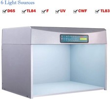 6 Light Sources Color Light Box Color Matching Cabinet Assessment Cabinet 