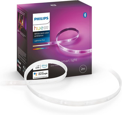 Philips Hue White & Color Ambiance Lightstrip plus Basis-Set V4 (2 M), Dimmbarer