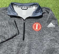 Adidas Indiana Hoosiers Team Issue 1/4 Zip Pullover Sweater Mens Large Football