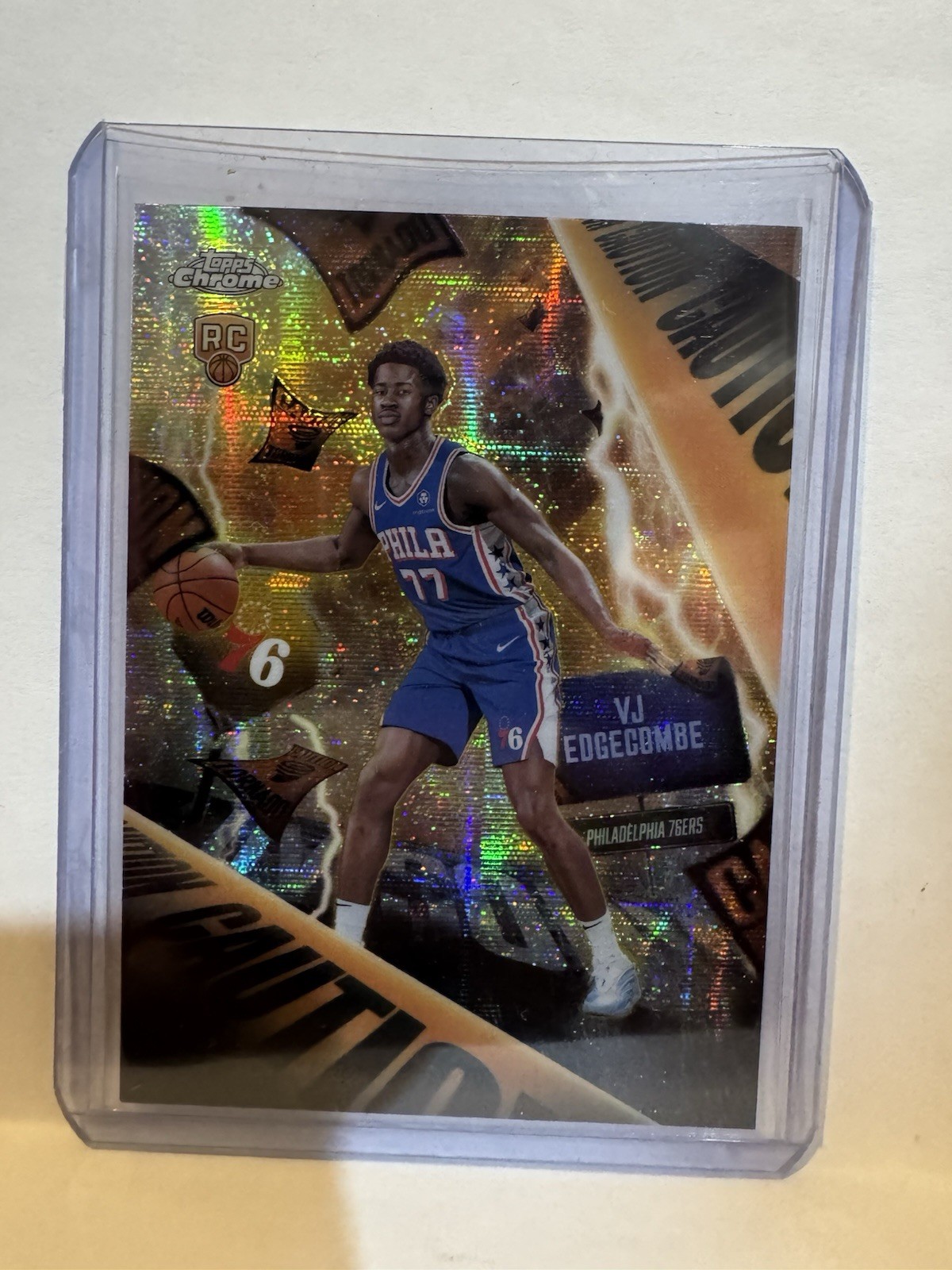 2025 Topps Chrome Basketball VJ EDGECOMBE RC Advisory CASE HIT SSP!!