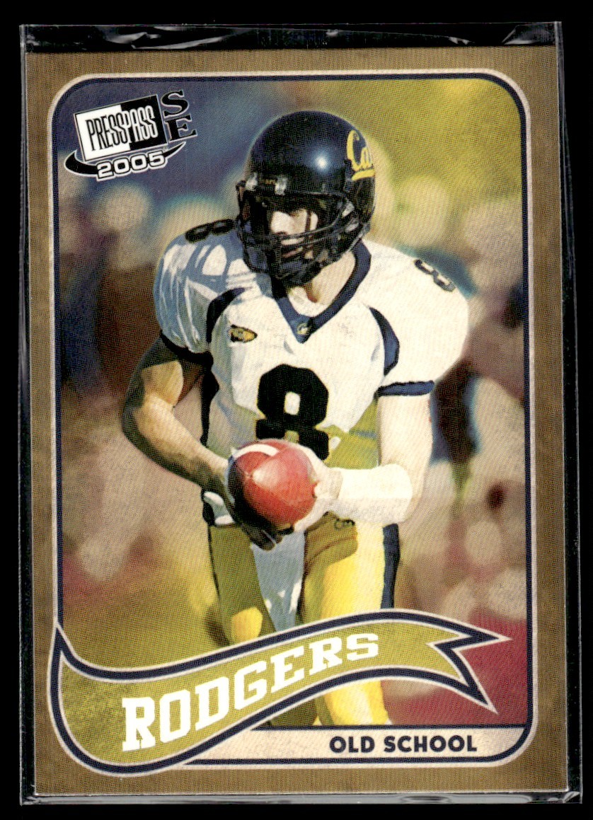 2005 Press Pass SE Old School Aaron Rodgers Rookie California Golden Bears #17