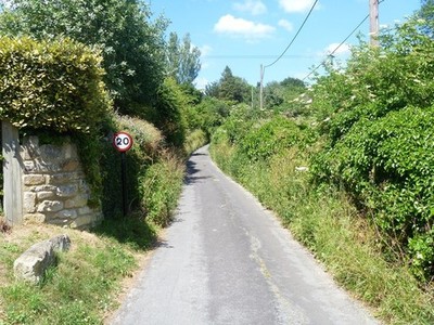 Photo 6x4 Towards Winsley Bradford-On-Avon Beyond the houses of Turleigh, c2018