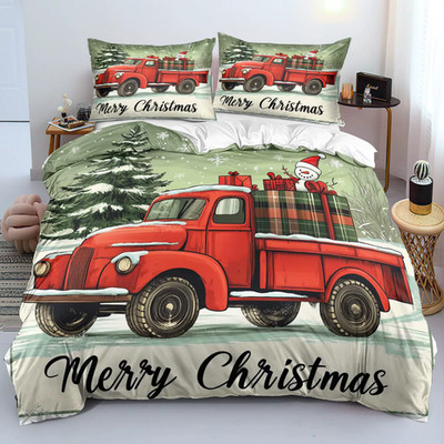 34* Christmas Bettwäsche Set mit Hinzufügbaren Namen Festliche Schlafzimmer Deko