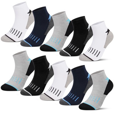 L&K Calze Sportive Unisex In Cotone | Traspiranti E Antibatteriche Per Adulti