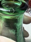 Vintage MCM Empoli Green Glass Cat Decanter Bottle 9" - Made in Italy — photo 9