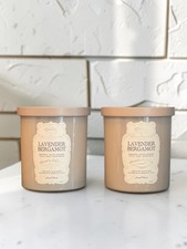 Leoben Lavender Bergamot Candle Set of 2 9oz Essential Oils Made in USA