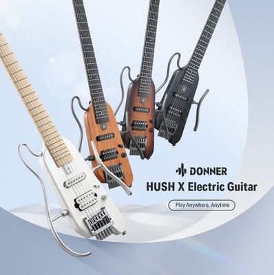 Donner HUSH X Headless Electric Guitars