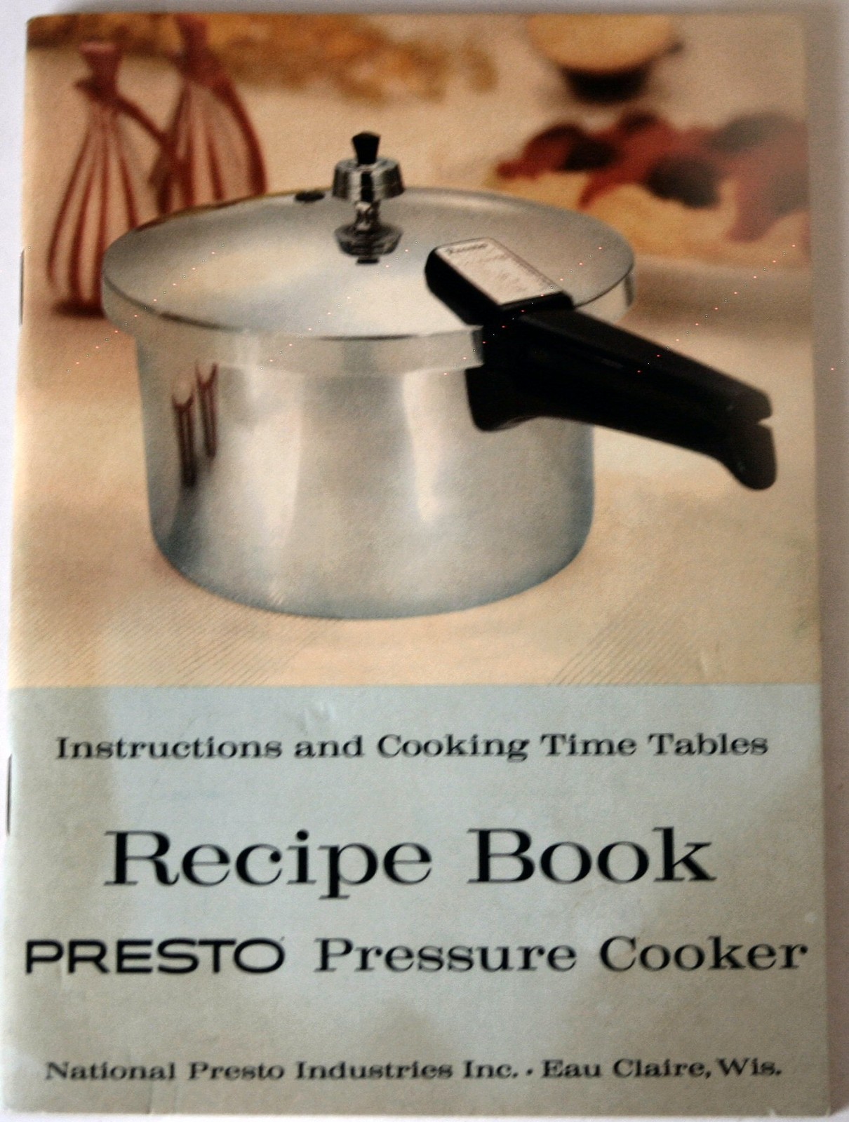 Recipe Book: Instructions And Cooking Time Tables