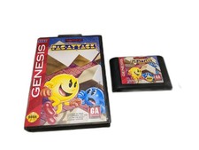 Pac-Attack Sega Genesis Cartridge and Case
