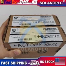 New Allen-Bradley 1769-OB16 CompactLogix 16 Pt 24VDC D/O Module US Free Tax