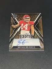 2023 Leaf Exotic- Brian Branch RC #BA-BB1 Deer Prismatic Auto 2/6 Lions