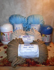 NEW VTG Braided Elegance Cord & Bonnie Macrame Braid Craft Cord Lot 6MM 100Yds