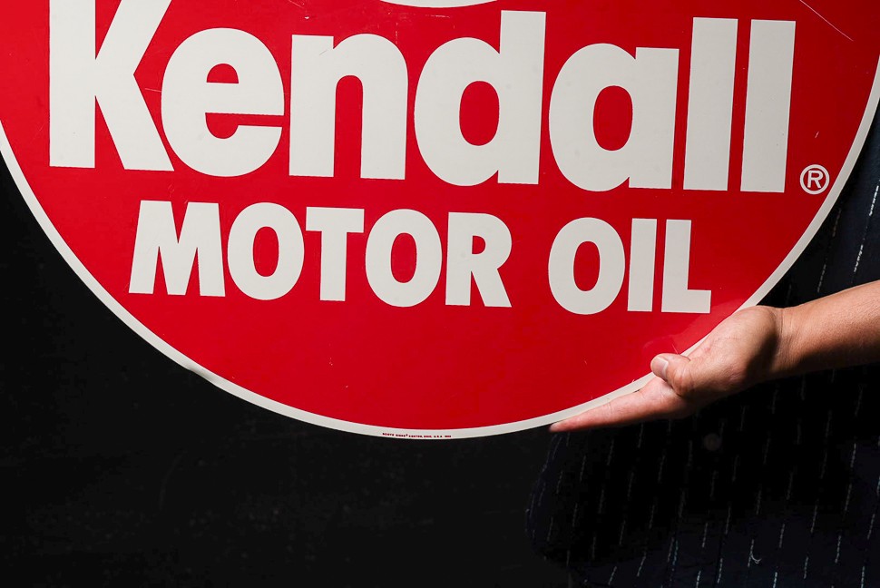 Vintage Kendall Motor Oil Tin Litho Advertising Sign | eBay