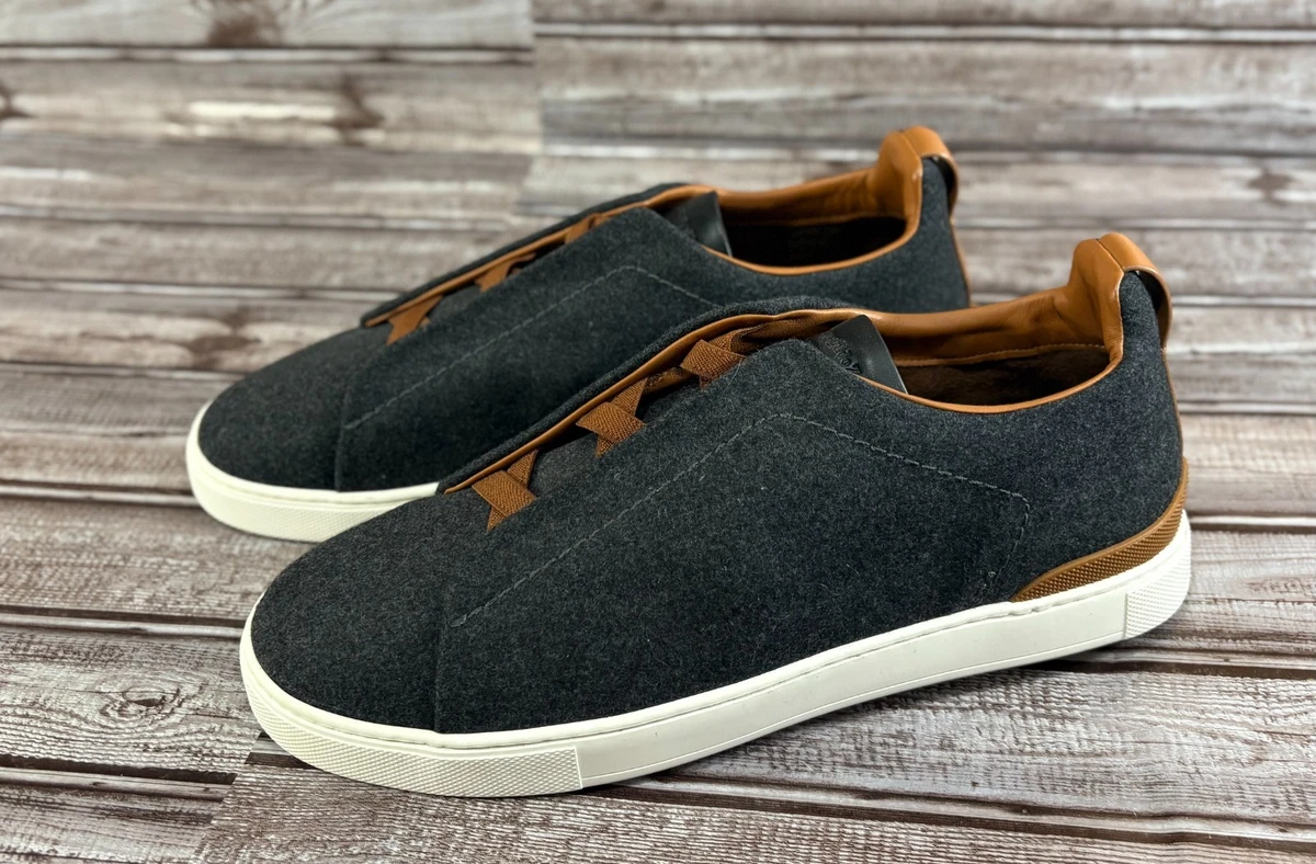 Preços baixos em Tênis Casual Cinza para homens Ermenegildo Zegna
