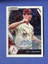 2021 Panini Prizm Lael Lockhart Jr. #PDP213 White Doughnut Circle Prizm Auto