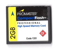 ProMaster Professional High Speed 2GB CF Compact Flash Camera Memory Card