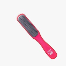 Kent Brushes AHGLO 02 AirHedz Glo Narrow Detangling Brush - Strawberry Red