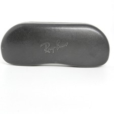 Ray-Ban Black Hard Clamshell Sunglasses Eyeglasses Case Logo Large Protective 2