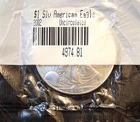 2002 U.S. $1.00 American Silver Eagle Uncirculated* Littleton Sealed