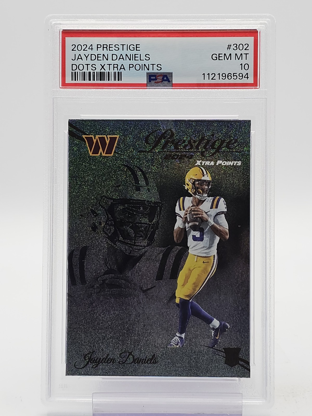 Jayden Daniels Panini Prestige #302 Dots Xtra Points