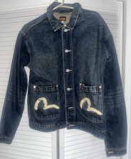 EVISU BRAND NEW Layered Pocket Denim Worker J...