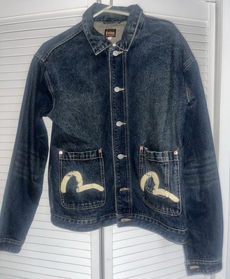 EVISU BRAND NEW Layered Pocket Denim Worker Jacket (Never worn)
