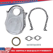 For Chevy 396-454 Polish Aluminum Timing Chain Cover 427 402 Bbc Big Block
