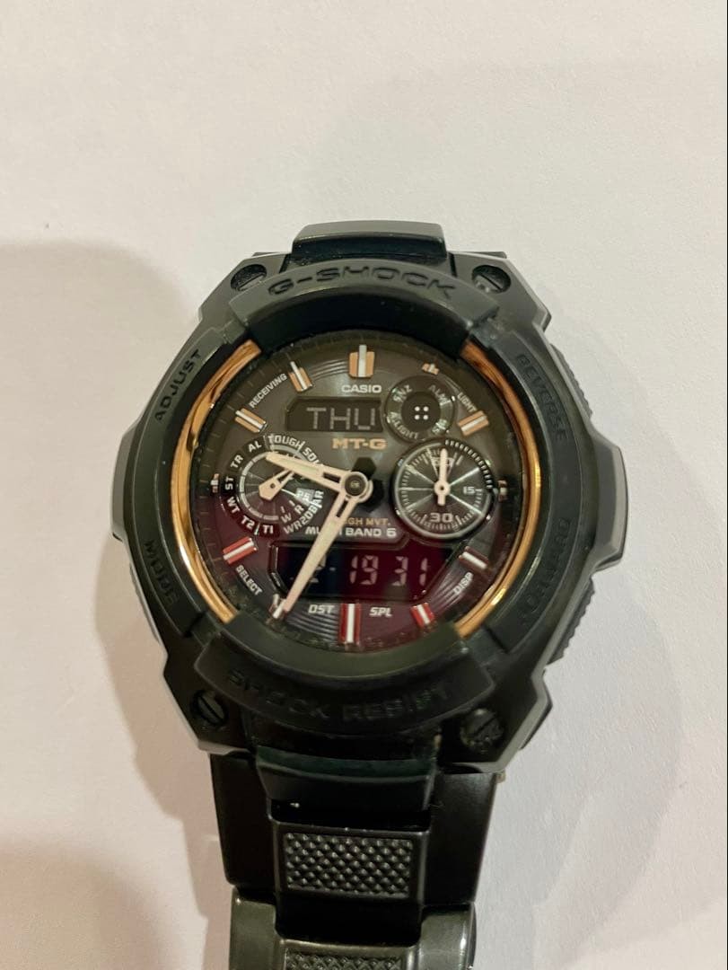 G SHOCK MTG 1500B 1A1JF Watch Timepiece Multi Band Solar Black 